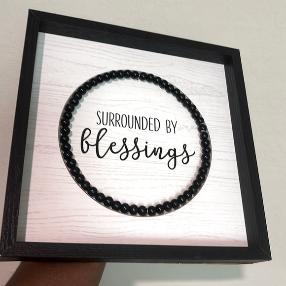 SURROUNDED BY blessings Wall Decor - Picture 1 of 4
